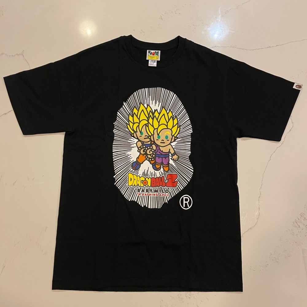BAPE x Dragon Ball Z Baby Milo Big Ape Head Tee